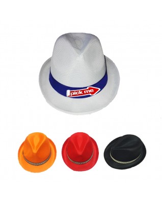 Logo Print Promot Fedora Hat 