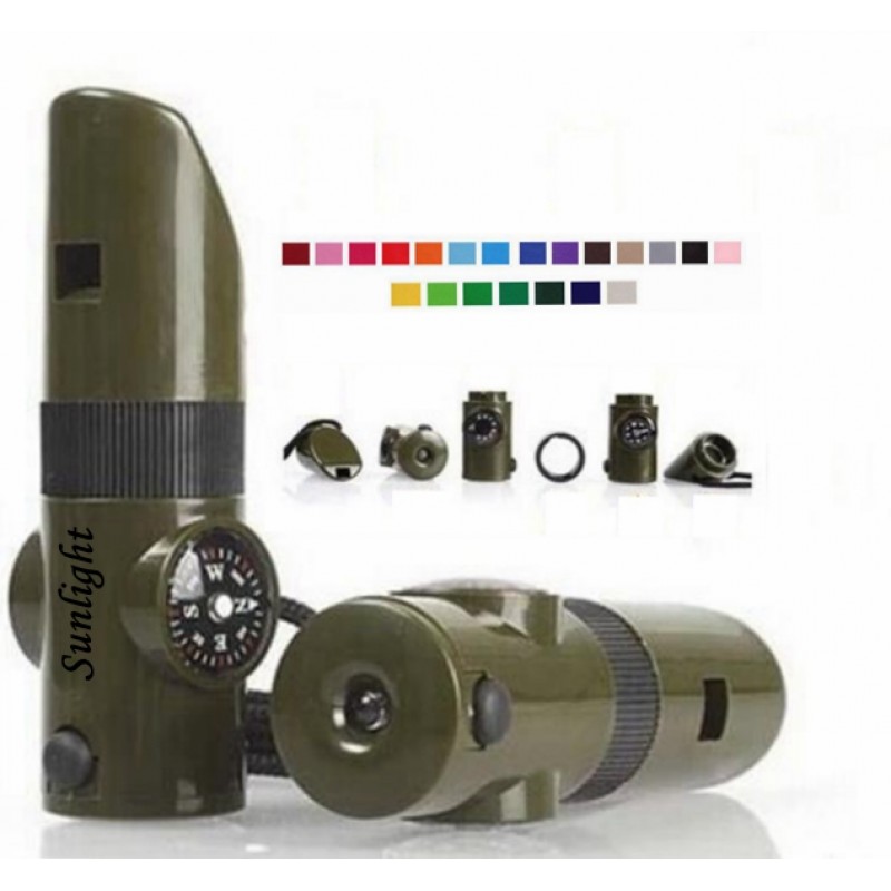 Seven-in-one Multi-functional Outdoor Whistle