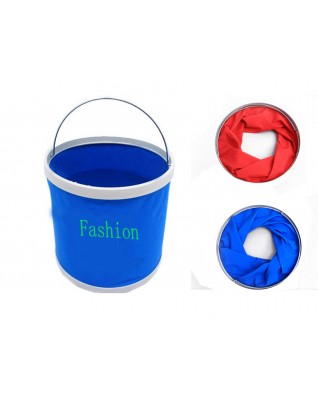 Outdoor Folding Fishing Camping Car Washing Hiking Water Bucket Barrel