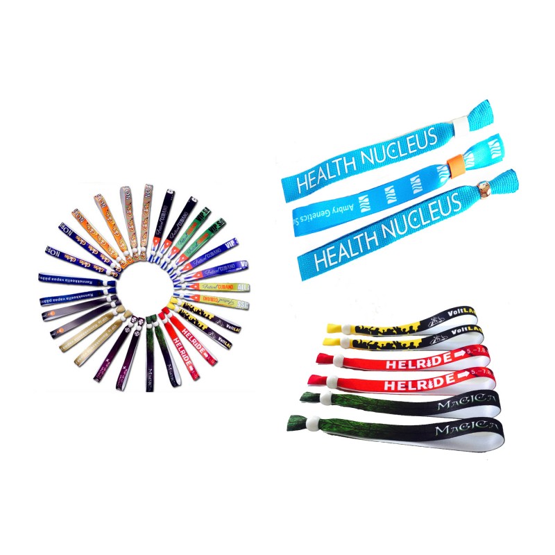 Custom Printing Woven Wristband Factory Direct