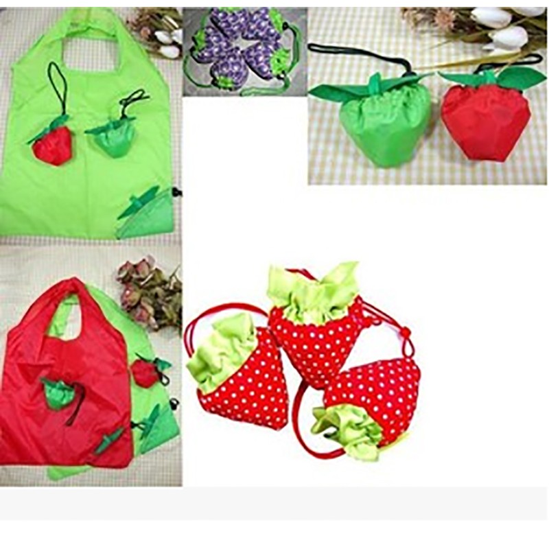 Strawberry Foldable Shopping Tote bag