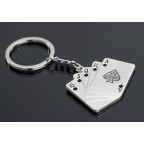 Good Luck Poker playing cards Key Chain