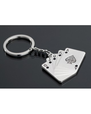 Good Luck Poker playing cards Key Chain