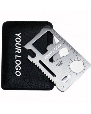 Multi-function Pocket Survival Stainless Credit Card Tool
