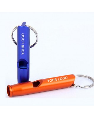 Whistle With Key Ring And Carabiner