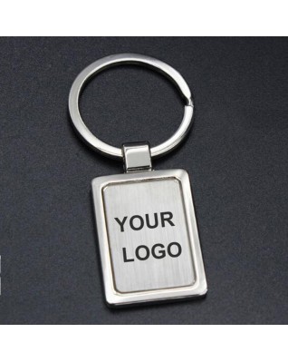 Metal Rectangle Key Tag