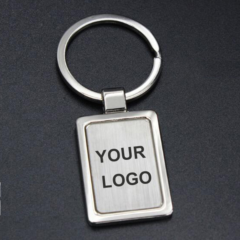 Metal Rectangle Key Tag