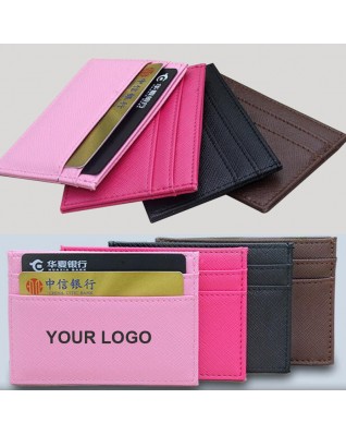 PU Slim ID And Credit Card Holder