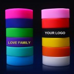 1" Silicone Custom Wristbands