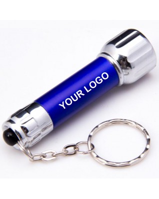 Aluminum Mini LED Torch Light With Keyring