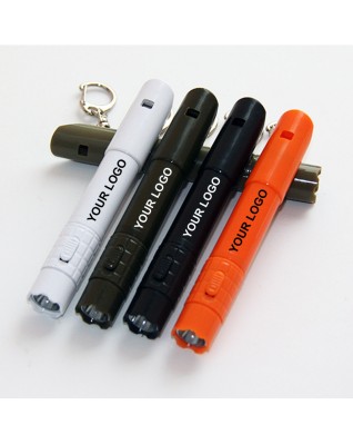 Ballpoint Pen With Whistle And LED Light