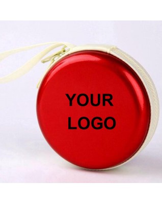 Small Round Empty Mint Tin With Strap
