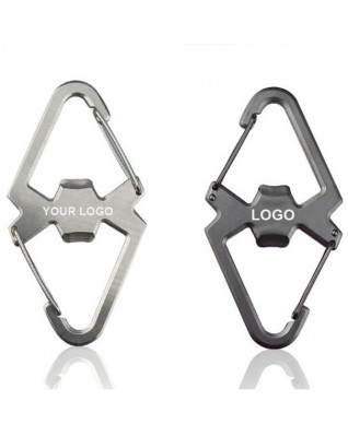 Multi Functional Stainless Steel Carabiner