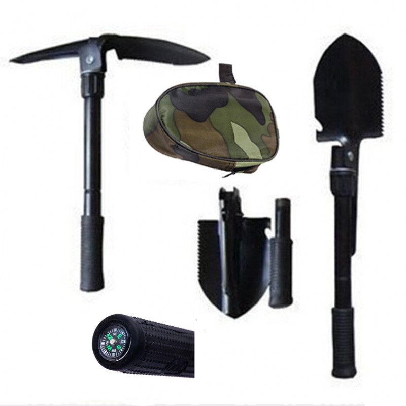 Multifunction Foldable Steel Shovels