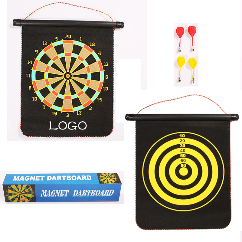 Safe Magnetic Dart Board Set With 4 Darts
