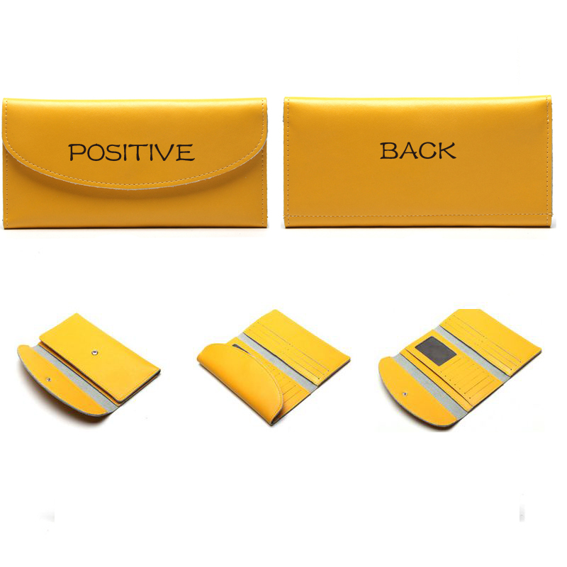 Solid Color Women Leather Wallet