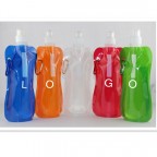 Collapsible folding outdoor sports water bottle
