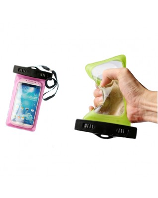 PVC waterproof cell phone bag/ pouch with lanyard