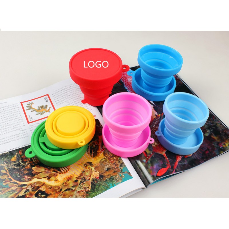 Collapsible silicone folding cup/ portable cup