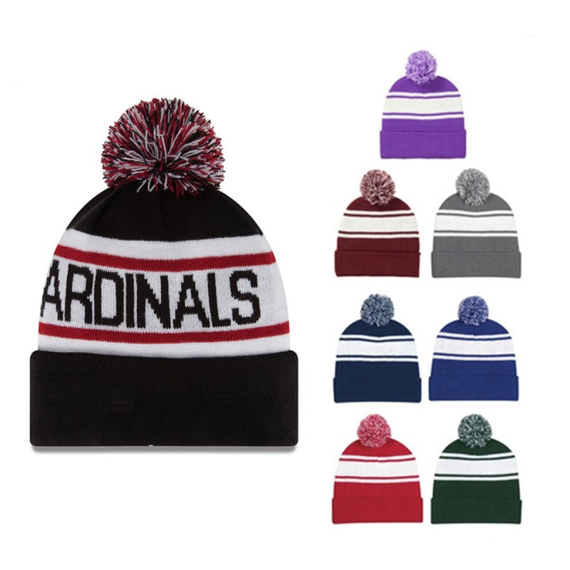 Knit Beanie With Ball