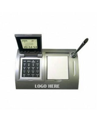 Desktop Calendar / Clock / Calculator / Memo Pad / Business Card Holder