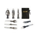 Foldable Tableware Set With Knife Spoon Fork