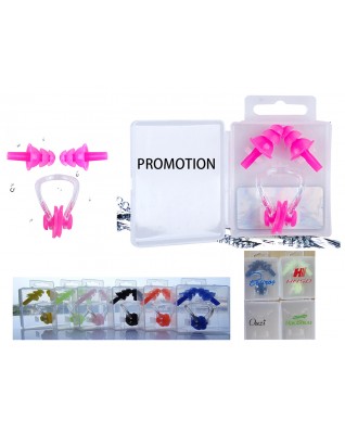 Ear Plugs & Nose Clip Combo Set for Swimming