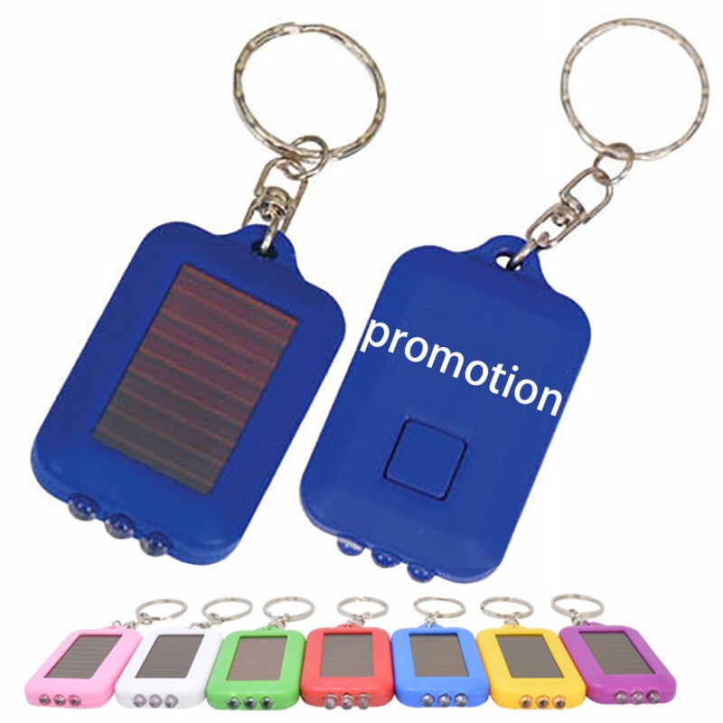 Solar LED Light Key Chain