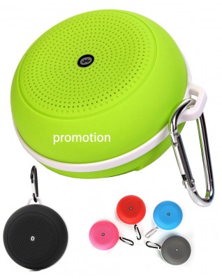WaterProof Sports Bluetooth Speaker with Carabiner