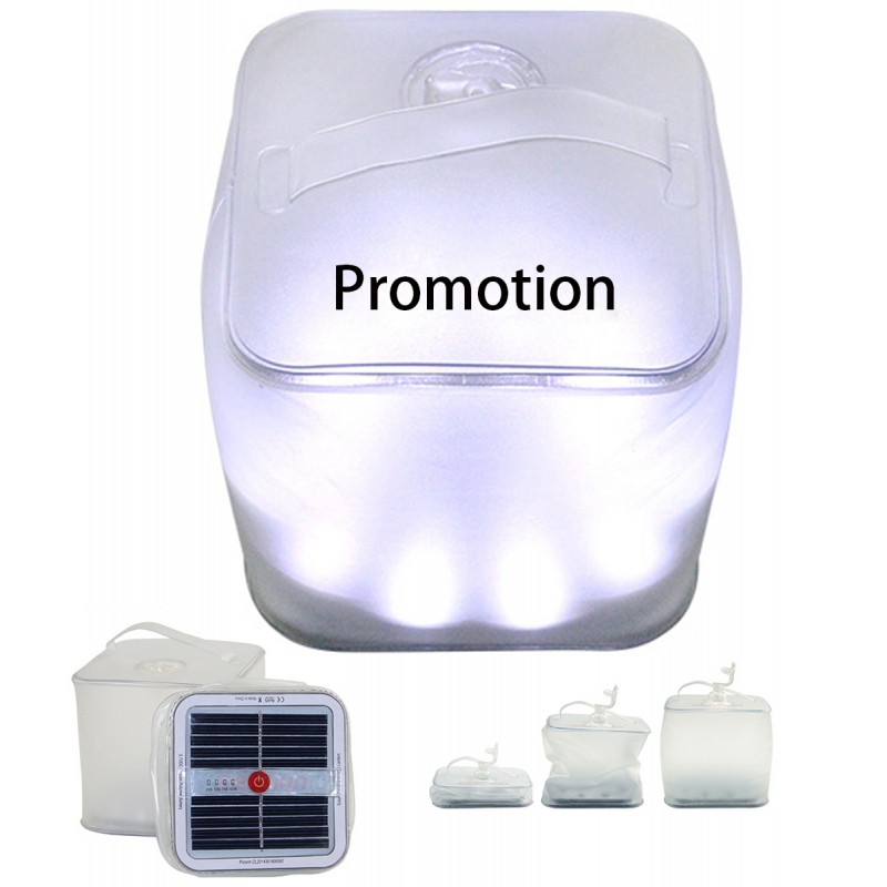 Square Inflatable Solar Lantern