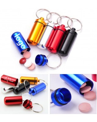 Pillbox Keychain