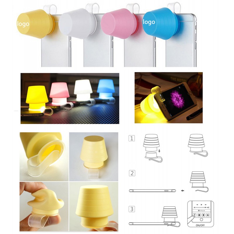 Silicone Mobile Phone Lamp