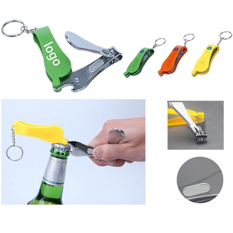 Nail Clipper Opener Bottle Opener Keychain