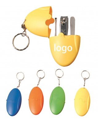 Manicure Set Key Chain