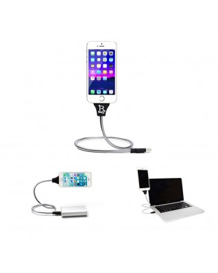 2 in 1 Flexible Lightning Charge Cable and Stand