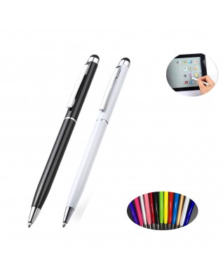 2in1 Capacitive Mental Touch Screen Stylus & Ballpoint Pen 