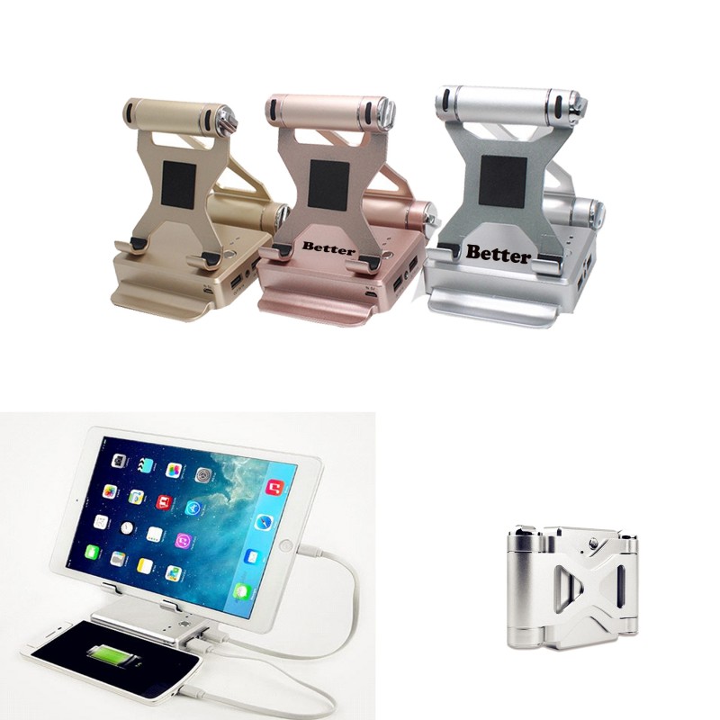 3 in1 Power Bank, tablet/Cell Phone Stand and Charge Station