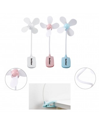 Rechargeable Adjustable Desk Clip Fan