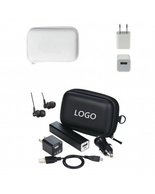Cell Phone Power Bank Travel Charging Gift Set
