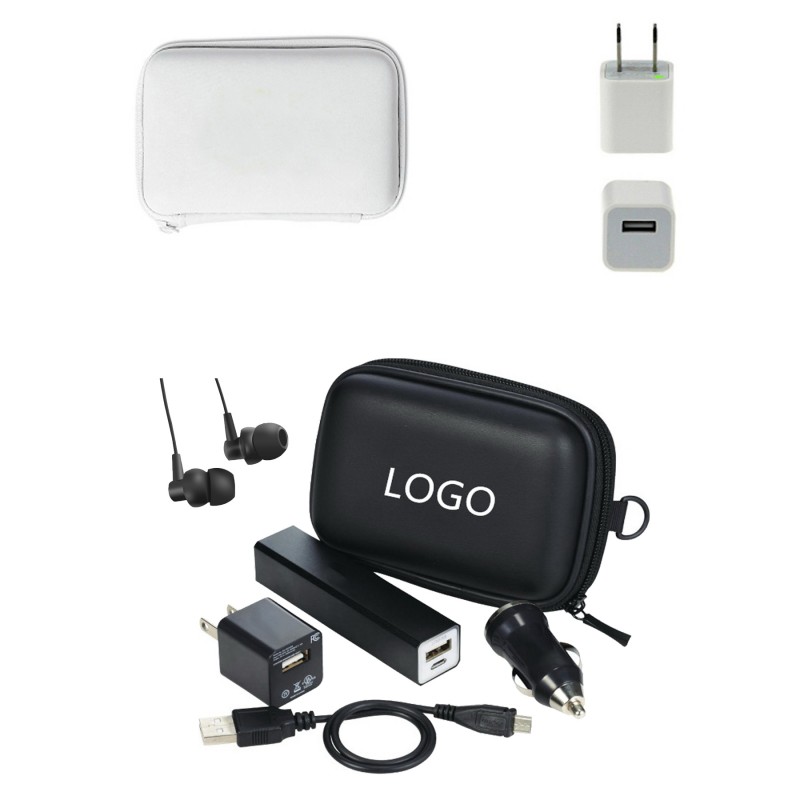 Cell Phone Power Bank Travel Charging Gift Set