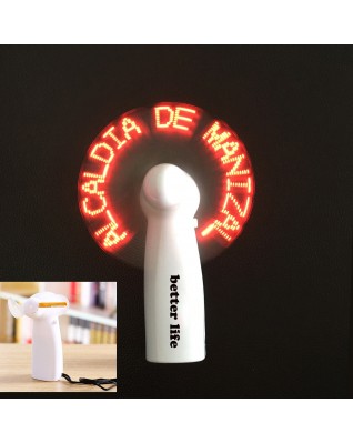 Pre-Programmed LED Message Fan