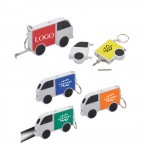 Tool set with Tape measure and LED flashlight key holder