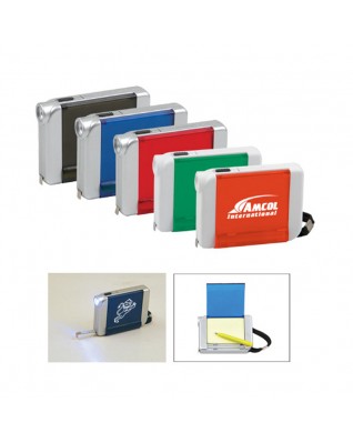 Tape measure and LED flashlight with Netbook
