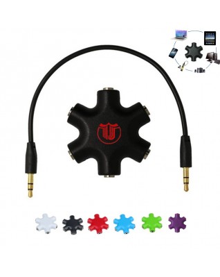 Headset Splitter Adapter Connector 
