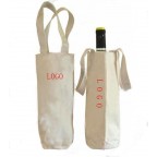 Custom Printed  Canvas Wine  Gift Bag