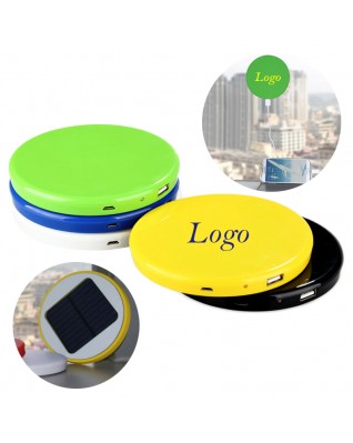 Round Solar Power Bank