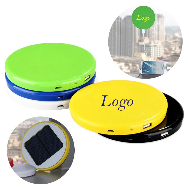 Round Solar Power Bank