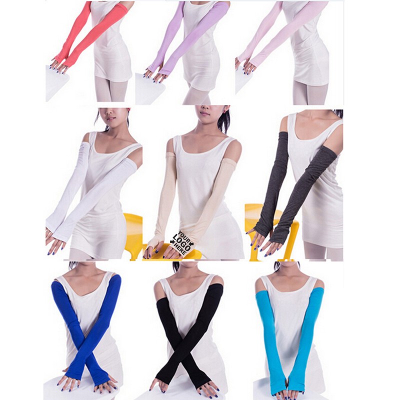 Summer Outdoor Sunscreen Sleeves With Cuff Gloves