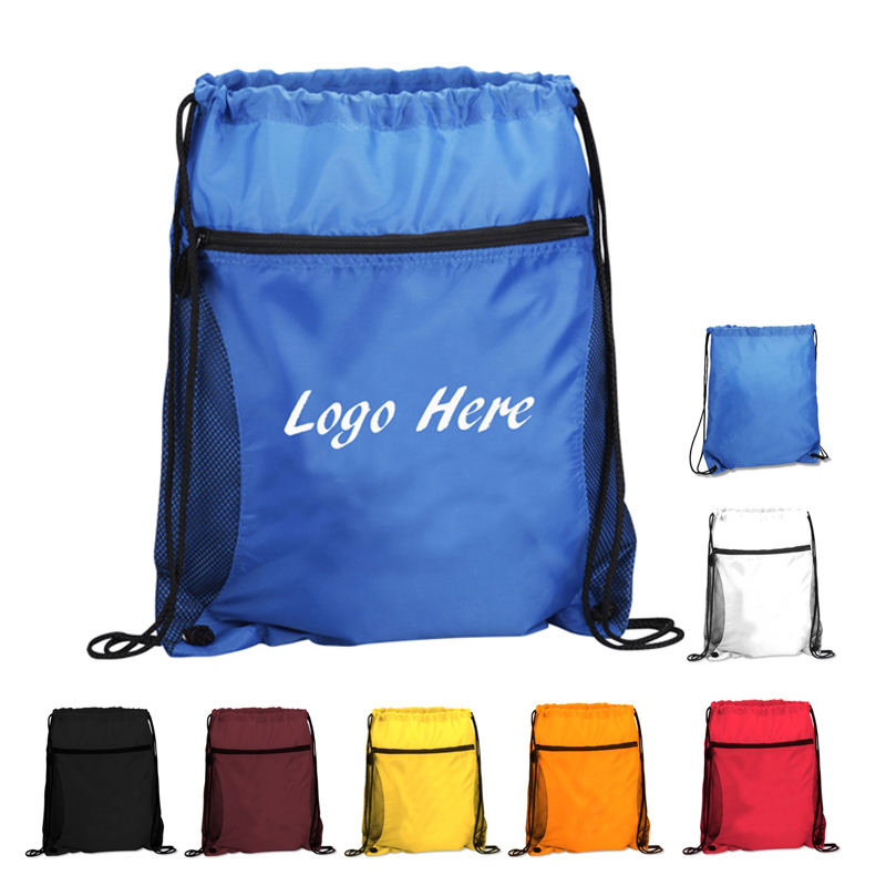 Sport Blue Pack Drawstring Tote Bag