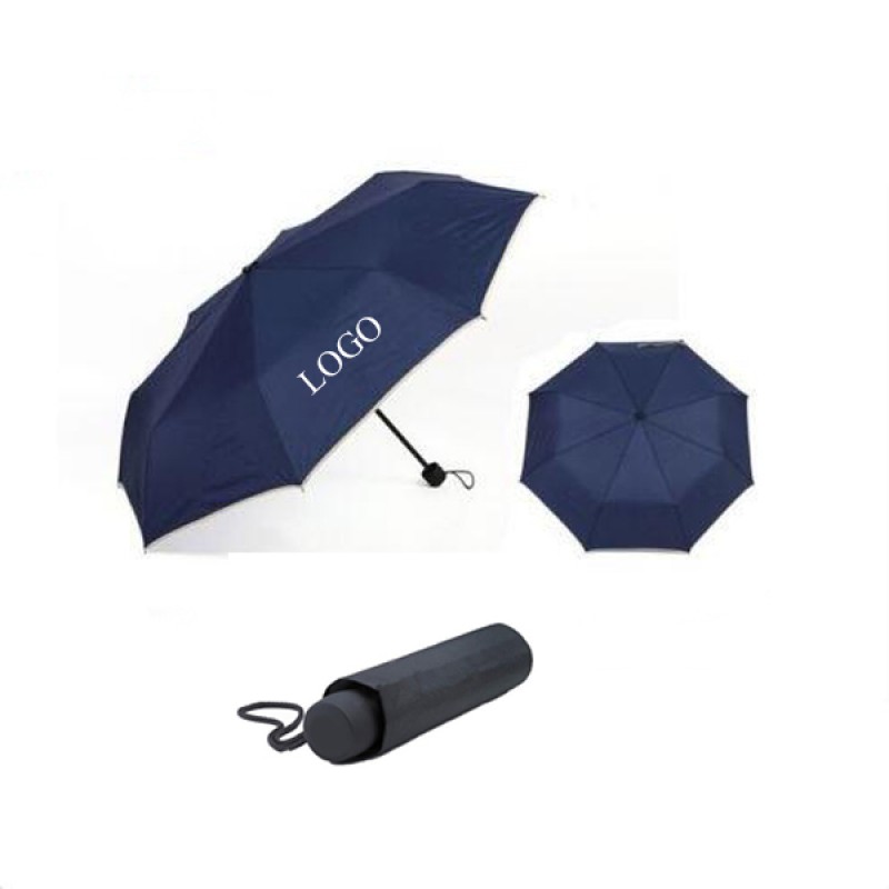 42" Advertising Auto Folding Umbrella